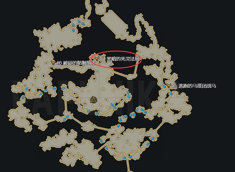 《命運方舟》黑暗咒靈術士位置一覽 《命運方舟》黑暗咒靈術士位置一覽