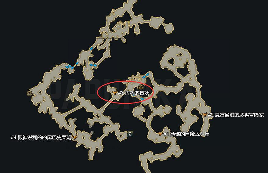 《命運方舟》古老的樹精位置一覽 《命運方舟》古老的樹精位置一覽