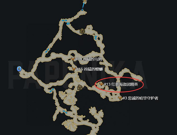 《命運方舟》紅霧航海團精銳兵位置一覽 《命運方舟》紅霧航海團精銳兵位置一覽