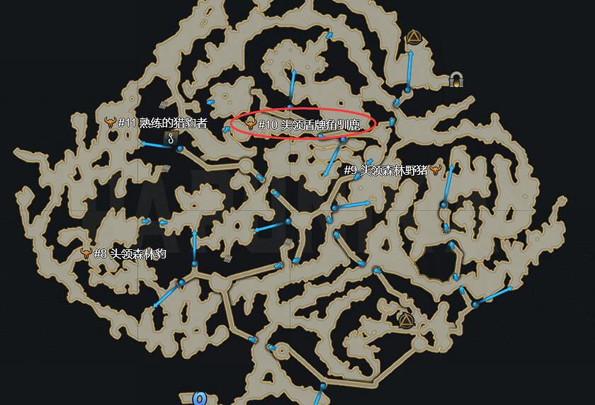 《命運方舟》盾角馴鹿頭領位置一覽 《命運方舟》盾角馴鹿頭領位置一覽