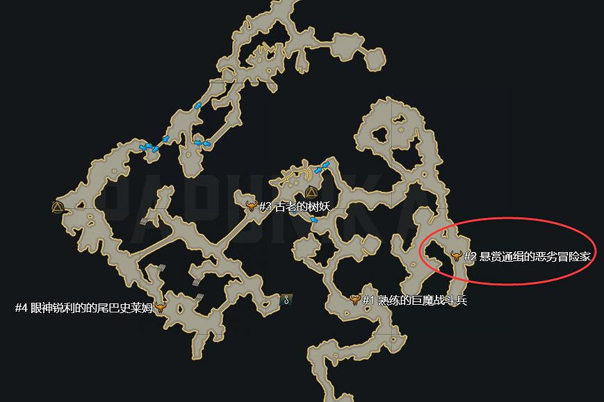 《命運方舟》獎賞通緝的無良冒險家位置一覽 《命運方舟》獎賞通緝的無良冒險家位置一覽