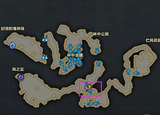 《命運方舟》妮娜芙位置介紹 《命運方舟》妮娜芙位置介紹