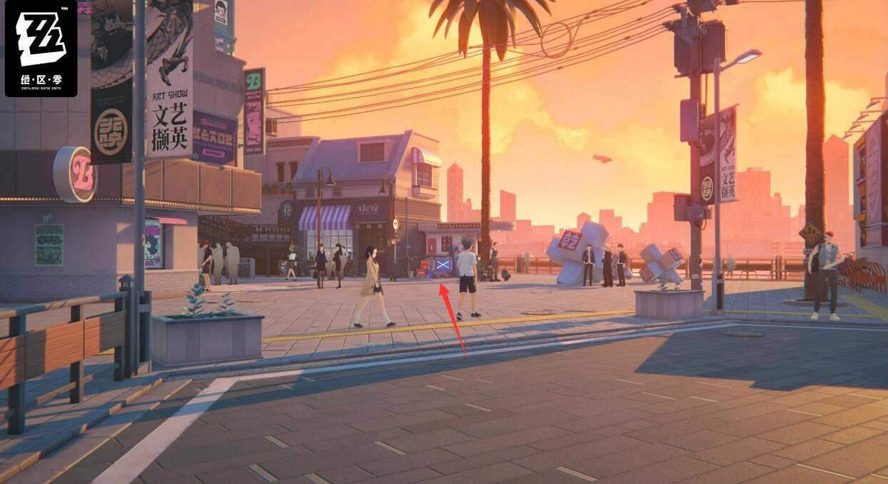 《絕區零》光映廣場小卡格車位置介紹 《絕區零》光映廣場小卡格車位置介紹