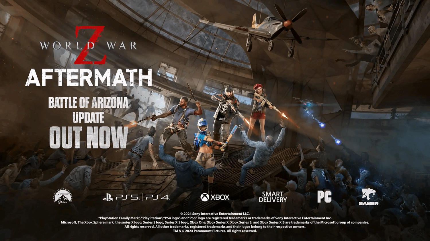 《殭屍世界大戰》免費大更新"亞利桑那之戰"正式上線 《殭屍世界大戰》免費大更新"亞利桑那之戰"正式上線