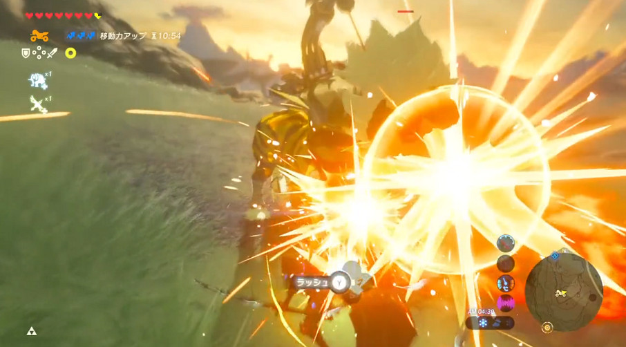 《塞爾達傳說：曠野之息》無敵旋風斬輕鬆秒殺人馬