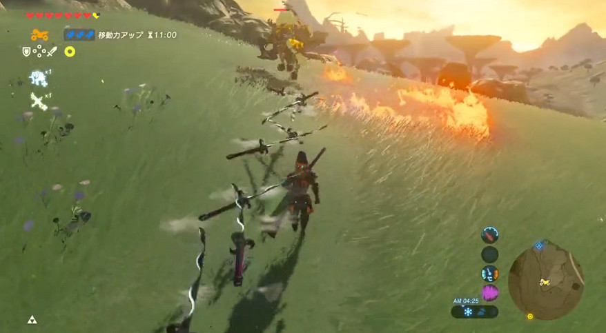 《塞爾達傳說：曠野之息》無敵旋風斬輕鬆秒殺人馬