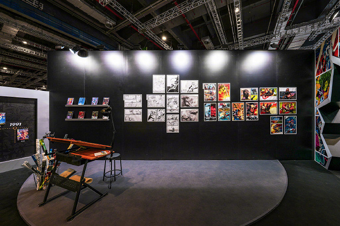 BW 2024：漫威85周年主題展台圖賞！現場周邊模型展示