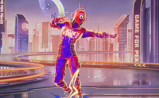 和平精英霓虹漫遊皮膚特效展示