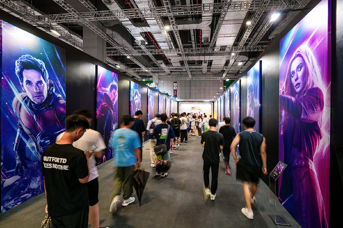 BW 2024：漫威85周年主題展台圖賞！現場周邊模型展示