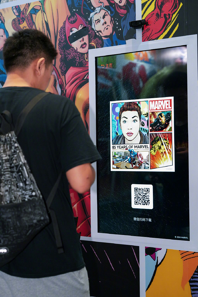 BW 2024：漫威85周年主題展台圖賞！現場周邊模型展示