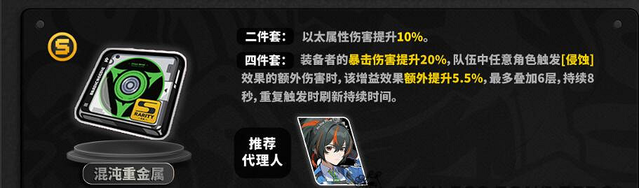 《絕區零》全驅動盤推薦角色一覽 《絕區零》全驅動盤推薦角色一覽