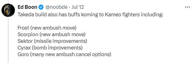 NetherRealm老板透露《真人快打1》更新內容和重大改進