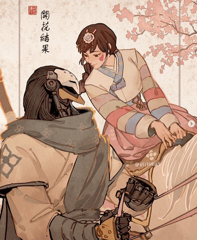 《OW》×《愛麗絲夢遊仙境》同人皮膚 愛麗絲化身DVA