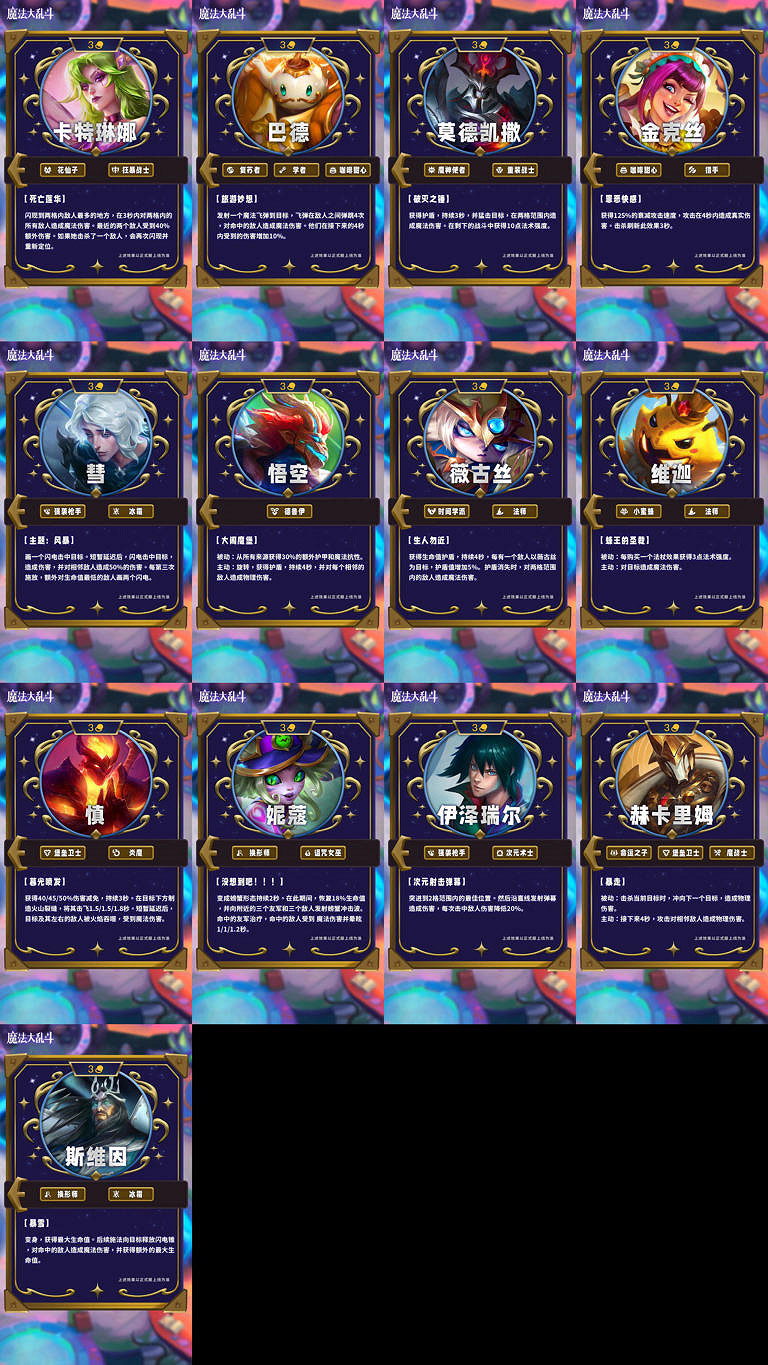 聯盟戰棋S12PBE測試全英雄+全羈絆爆料幫你快速上手雲頂S12賽季