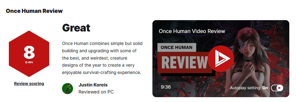 《七日世界》IGN 8分：建造和怪誕元素的完美結合！