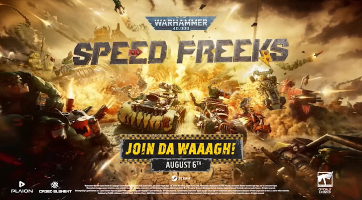 競速戰鬥《戰鎚40K:極速狂飆》8月6日開啟搶先體驗! 競速戰鬥《戰鎚40K:極速狂飆》8月6日開啟搶先體驗!