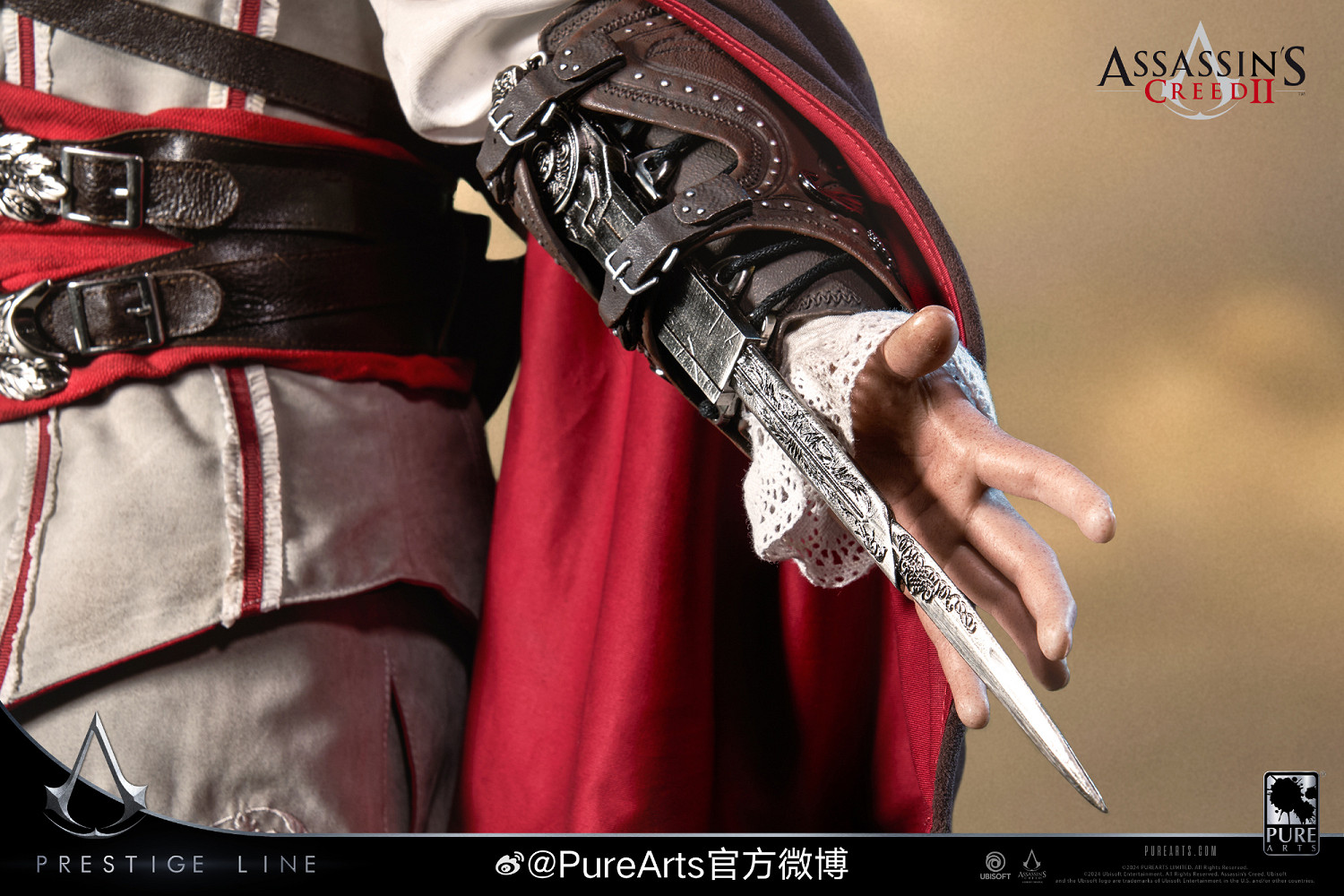 PureArts《刺客教條2》艾吉奧1/2收藏雕像開啟預定！