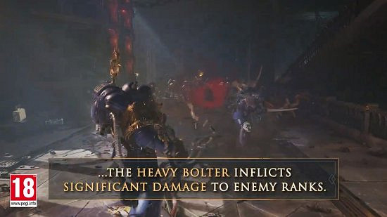 《戰鎚40K：星際戰士2》重型爆彈槍實機：火力十足！