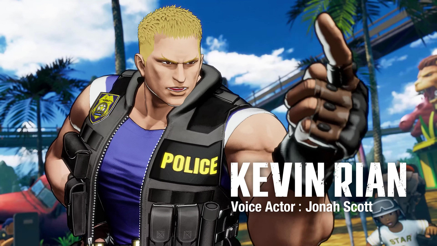 凱文·裡安將成為《餓狼傳說:狼之城》參戰角色 凱文·裡安將成為《餓狼傳說:狼之城》參戰角色