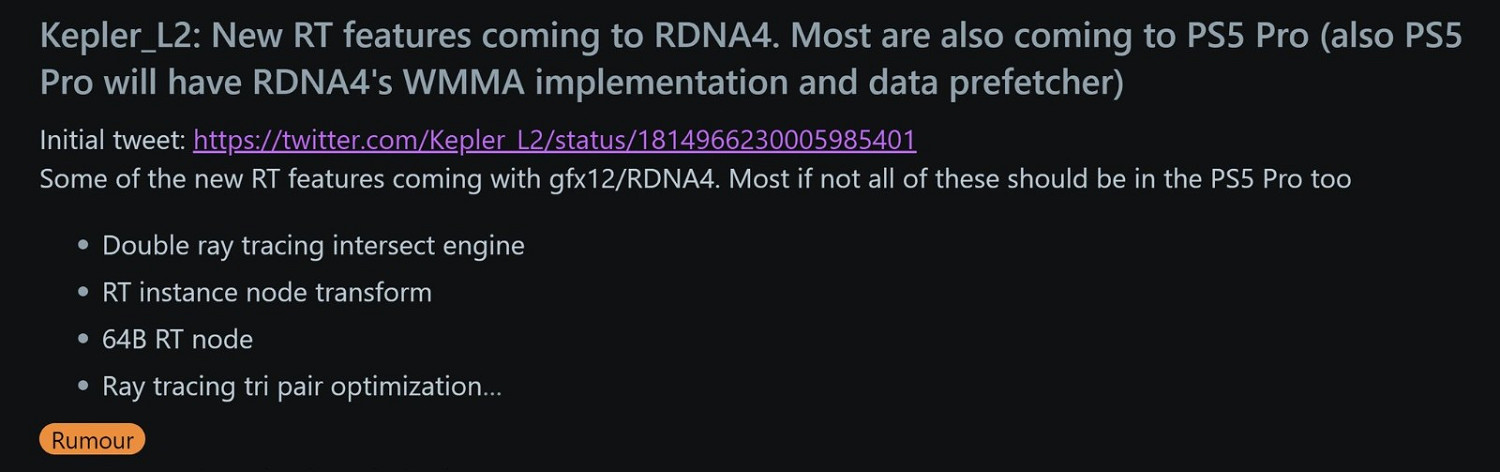 PS5 Pro出現在《無人深空》更新檔案中 採用RDNA4架構