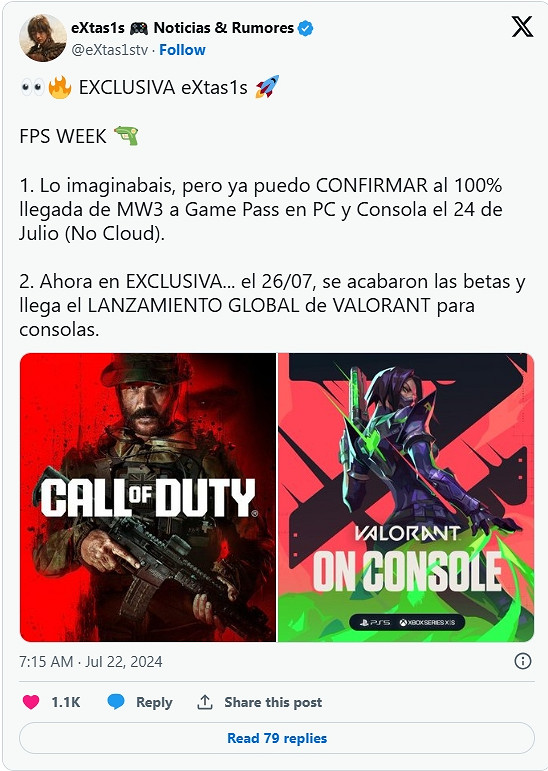 外媒爆料:《決勝時刻3》將來有可能於7月24日在 Xbox Game Pass (XGP) 上推出 外媒爆料:《決勝時刻3》將來有可能於7月24日在 Xbox Game Pass (XGP) 上推出