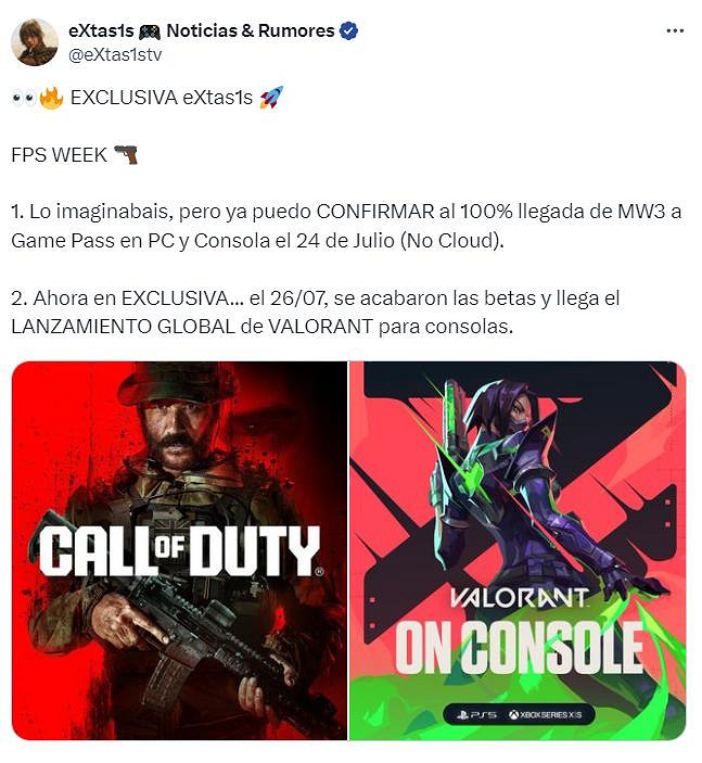 傳聞:《特戰英豪》將於7月26日登陸主機平台 傳聞:《特戰英豪》將於7月26日登陸主機平台