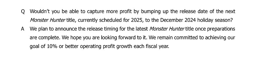 股東想讓《怪獵:荒野》提前發售!卡普空:還沒準備好 股東想讓《怪獵:荒野》提前發售!卡普空:還沒準備好