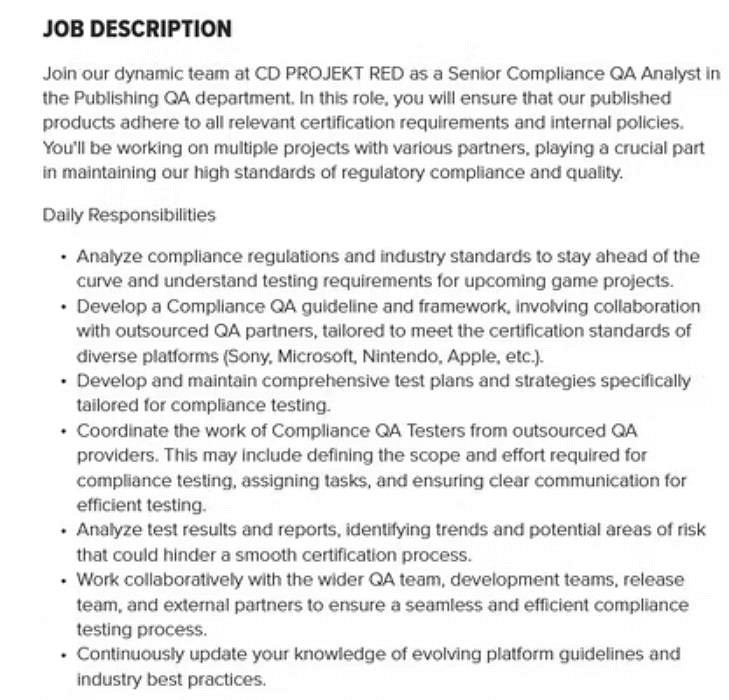 波蘭蠢驢要開竅了？CD Projekt red遊戲將來有可能登陸任天堂