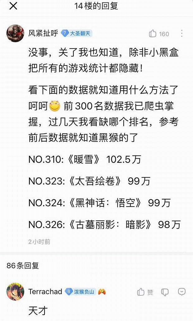 玩家推算《黑神話》預購銷量 疑似已經突破百萬份