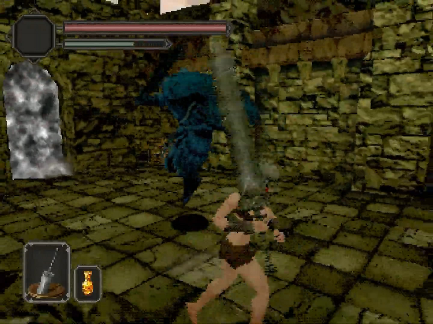 馬賽克の情懷!《黑暗之魂2》PS1畫質“降級版”展示 馬賽克の情懷!《黑暗之魂2》PS1畫質“降級版”展示