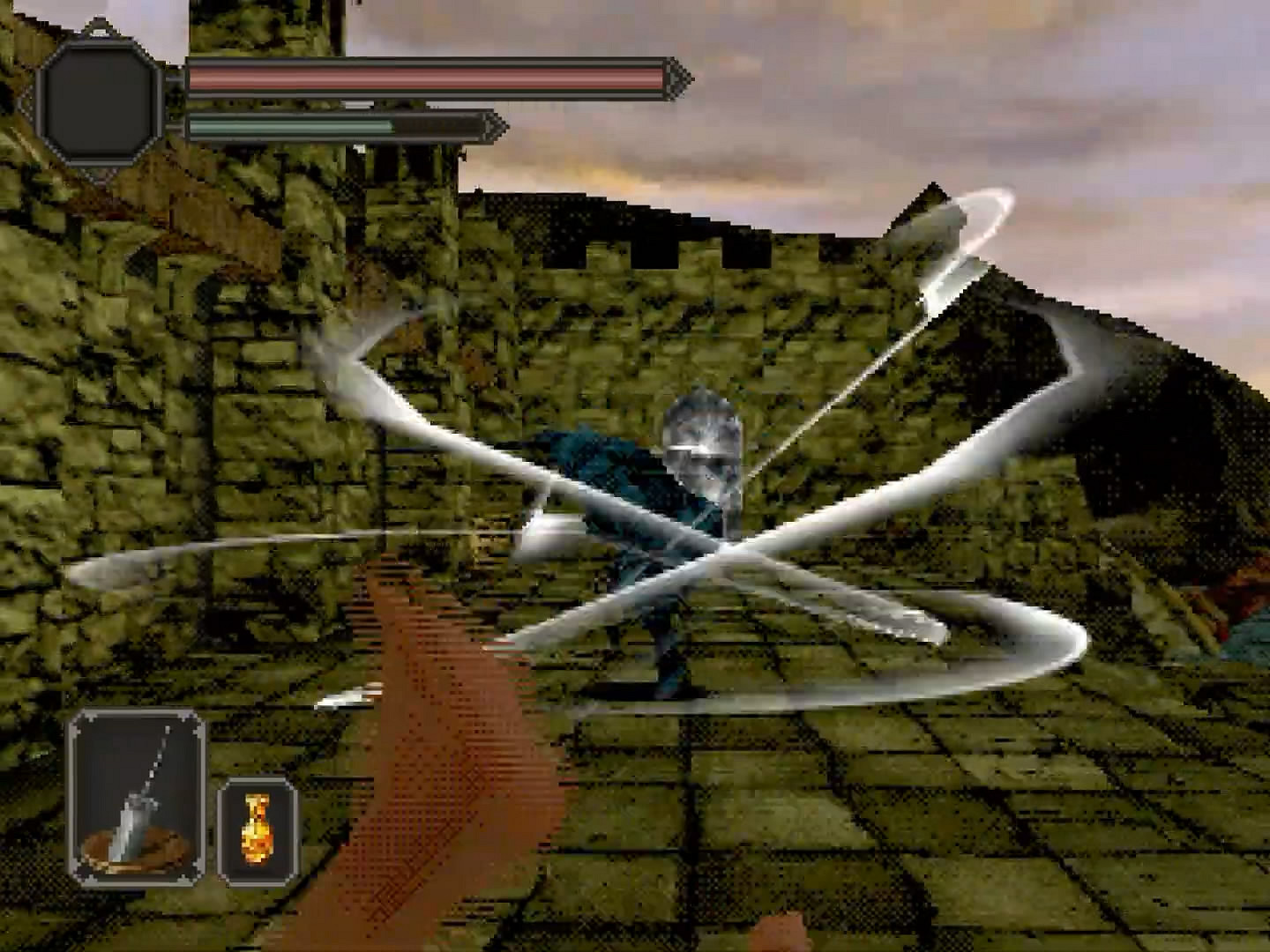 馬賽克の情懷!《黑暗之魂2》PS1畫質“降級版”展示 馬賽克の情懷!《黑暗之魂2》PS1畫質“降級版”展示