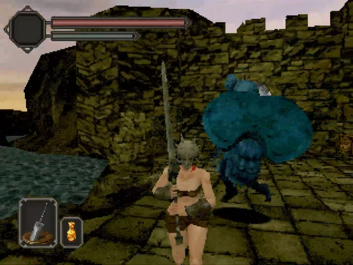 馬賽克の情懷!《黑暗之魂2》PS1畫質“降級版”展示 馬賽克の情懷!《黑暗之魂2》PS1畫質“降級版”展示