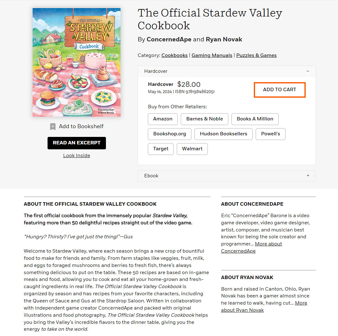 《星露谷物語》食譜上架 含50款來自遊戲內的美食 《星露谷物語》食譜上架 含50款來自遊戲內的美食