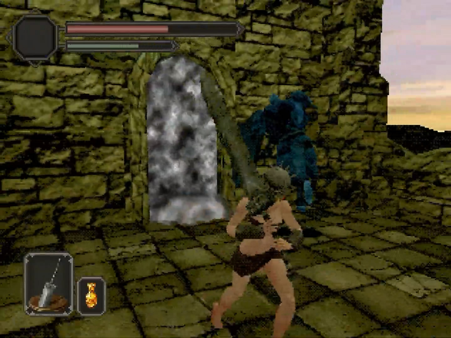 馬賽克の情懷!《黑暗之魂2》PS1畫質“降級版”展示 馬賽克の情懷!《黑暗之魂2》PS1畫質“降級版”展示