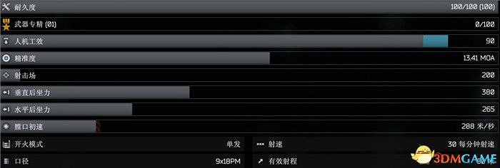 《逃離塔科夫》全武器圖鑒 全武器外觀及屬性參數一覽 《逃離塔科夫》全武器圖鑒 全武器外觀及屬性參數一覽