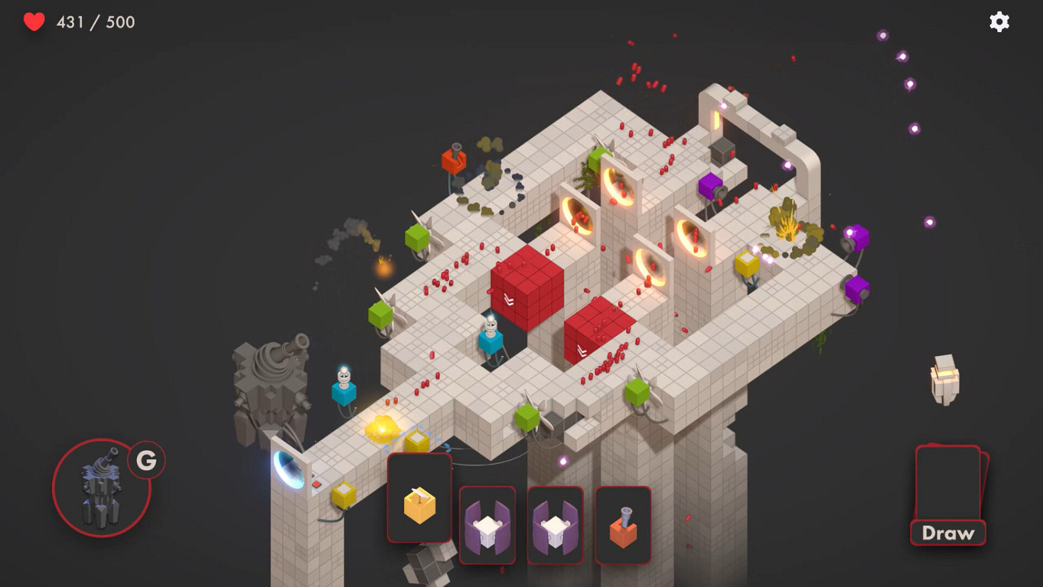 Roguelite塔防遊戲《塔防實驗室》Steam頁面 支援中文