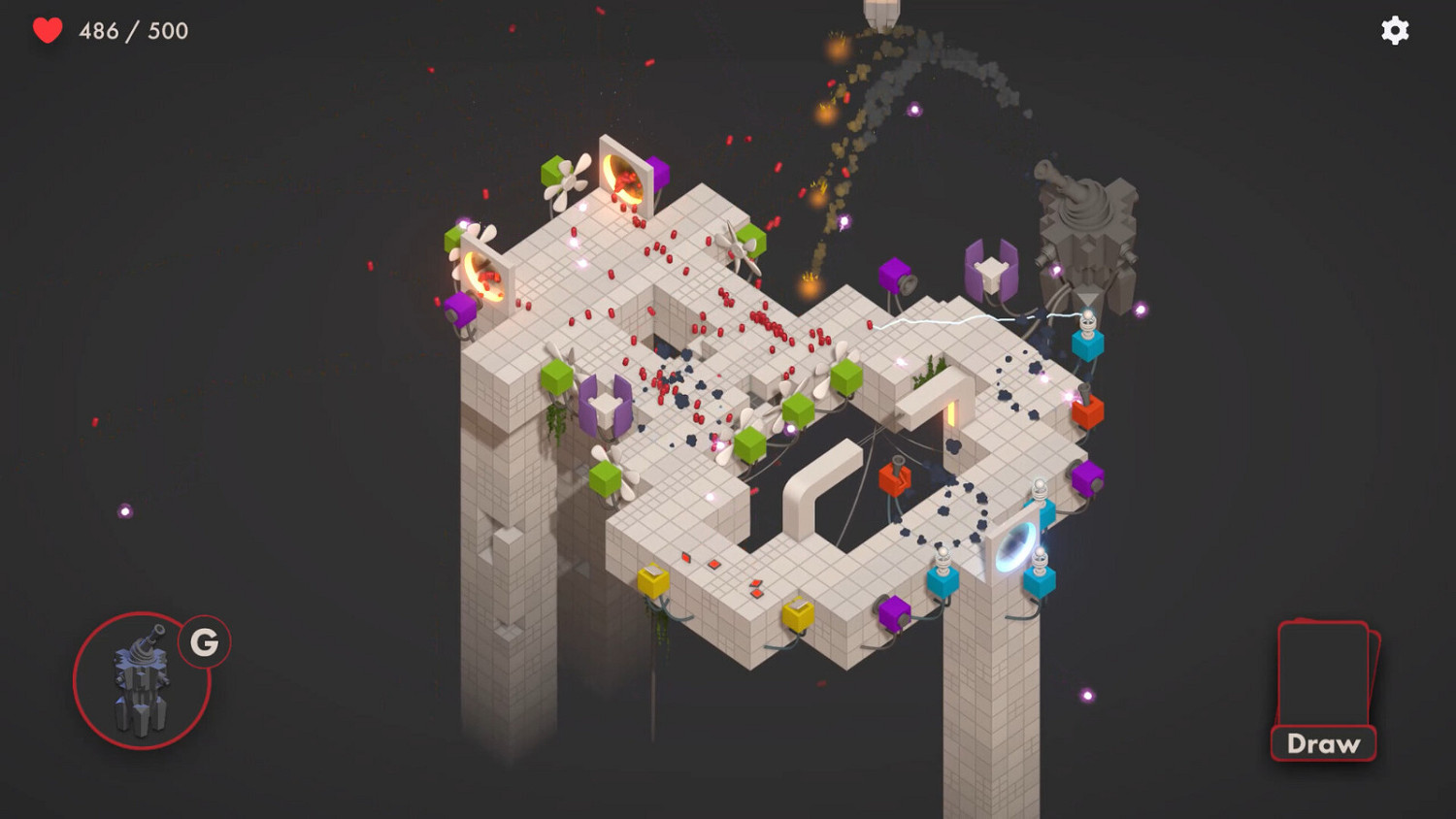 Roguelite塔防遊戲《塔防實驗室》Steam頁面 支援中文