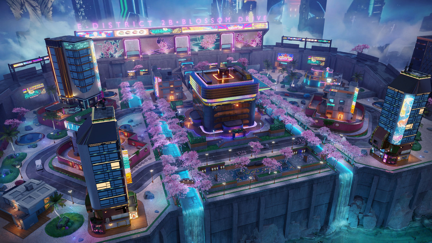 《Apex英雄》新地圖藝術洩露:霓虹燈下的夜景街區 《Apex英雄》新地圖藝術洩露:霓虹燈下的夜景街區