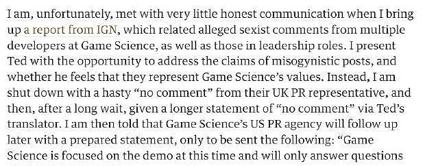 遊戲科學談第一次製作PC和主機遊戲過程：壓力很大