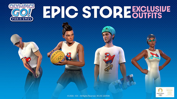 《Olympics Go! Paris 2024》限定服裝在Epic免費發放 《Olympics Go! Paris 2024》限定服裝在Epic免費發放