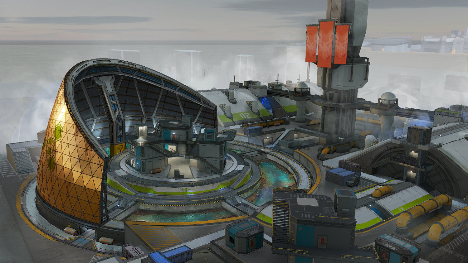 《Apex英雄》新地圖藝術洩露:霓虹燈下的夜景街區 《Apex英雄》新地圖藝術洩露:霓虹燈下的夜景街區