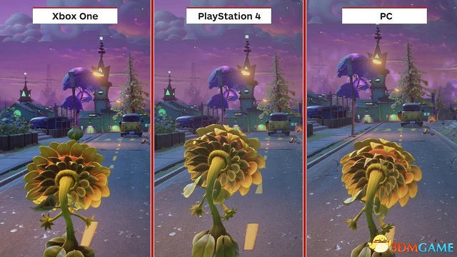 《植物大戰殭屍:花園戰爭2》PC/PS4/XB1畫面對比 《植物大戰殭屍:花園戰爭2》PC/PS4/XB1畫面對比