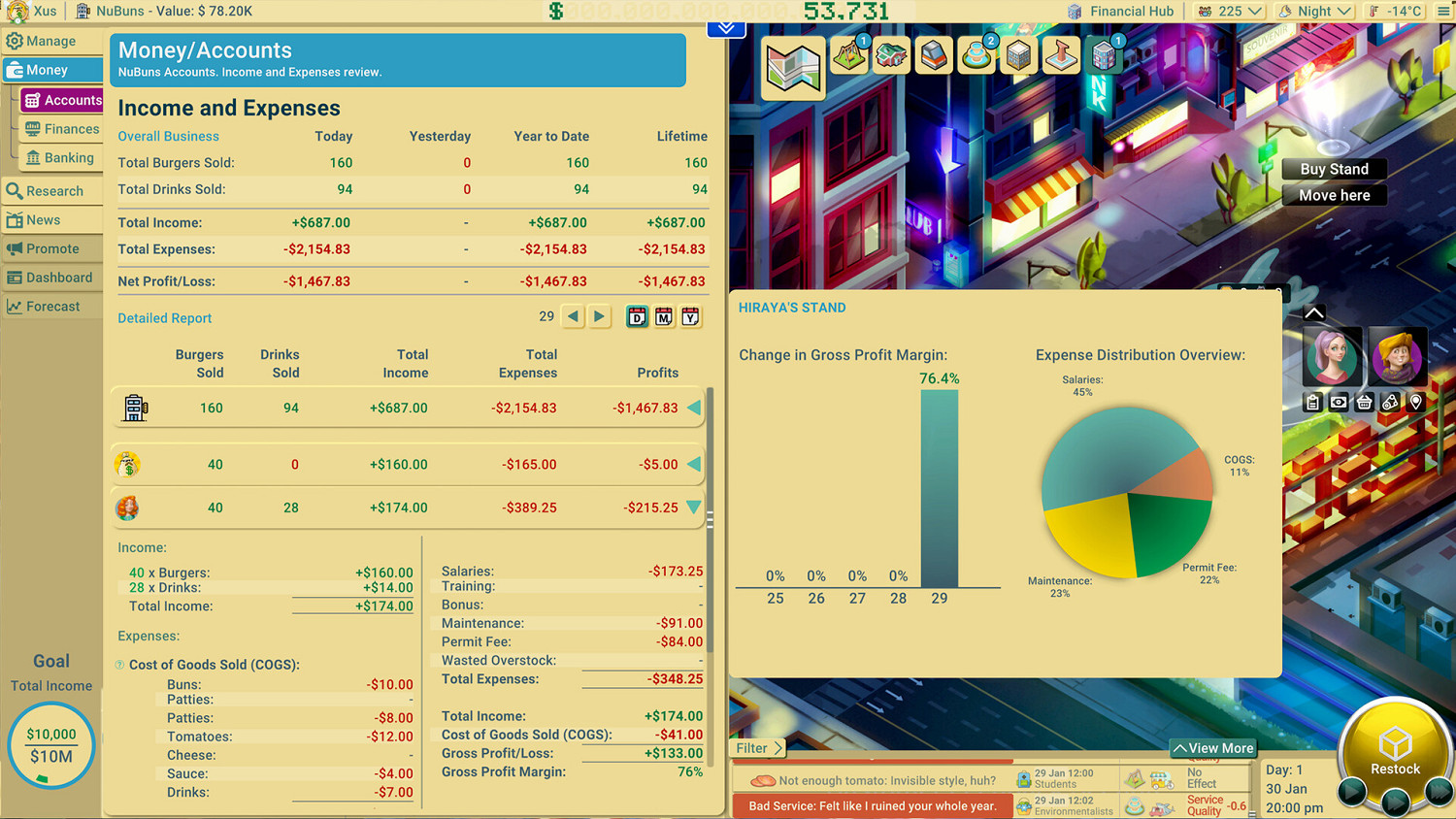 經營模擬遊戲《商業奇才:舌尖上的路邊攤》發布新預告 10月推出Demo 經營模擬遊戲《商業奇才:舌尖上的路邊攤》發布新預告 10月推出Demo