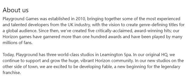 《極限競速:地平線》開發商Playground Games開設新工作室 專門開發《神鬼寓言》 《極限競速:地平線》開發商Playground Games開設新工作室 專門開發《神鬼寓言》