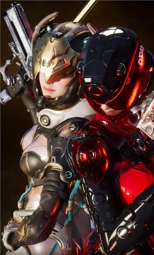 《第一後裔》“水妹”黑紅配色伴生皮膚 你喜歡哪個？