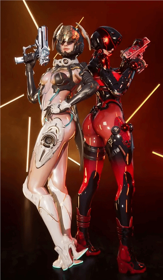 《第一後裔》“水妹”黑紅配色伴生皮膚 你喜歡哪個？