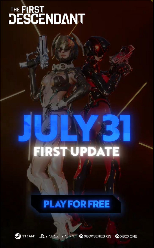 《第一後裔》“水妹”黑紅配色伴生皮膚 你喜歡哪個？