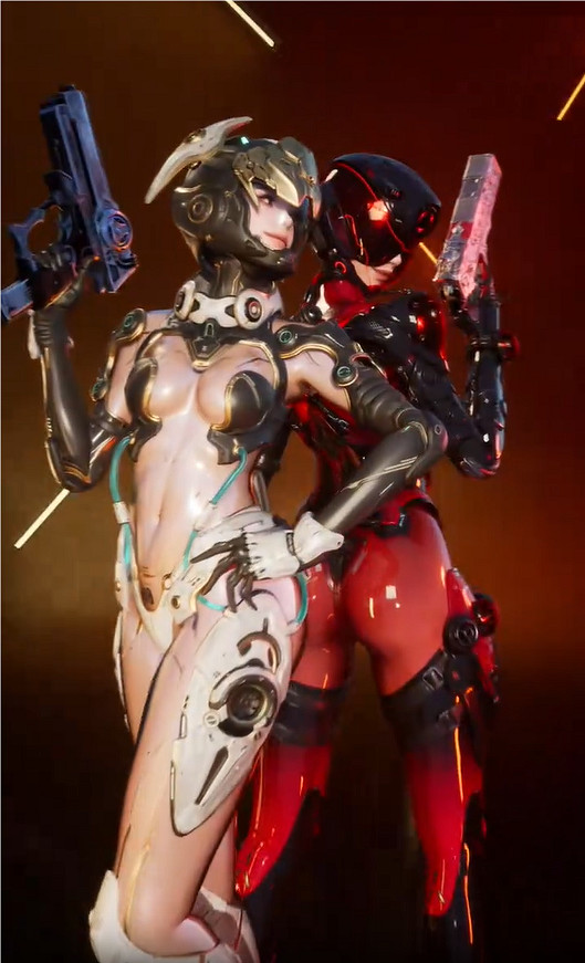 《第一後裔》“水妹”黑紅配色伴生皮膚 你喜歡哪個？