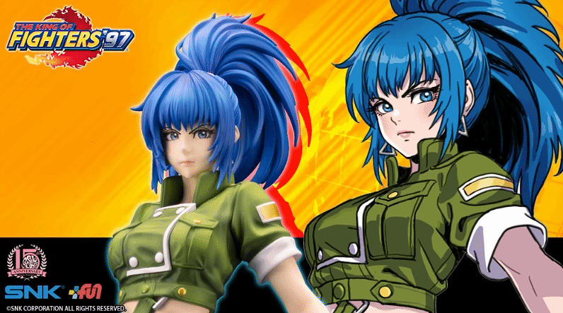 《格鬥天王97》美少女莉安娜手辦公布 超颯藍髮大姐姐！