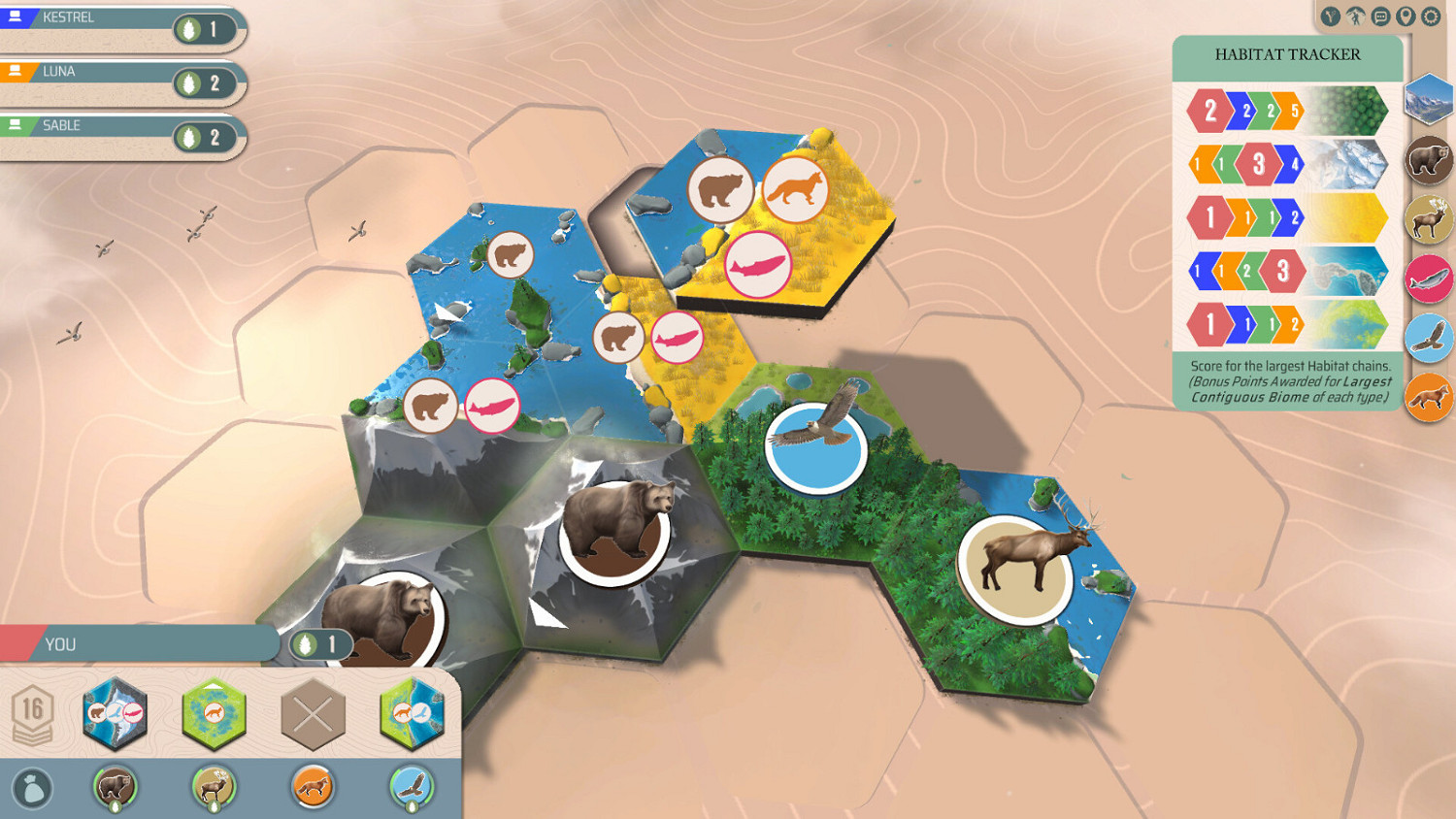 拼圖桌遊《Cascadia》Steam頁面上線 發售日待定 拼圖桌遊《Cascadia》Steam頁面上線 發售日待定